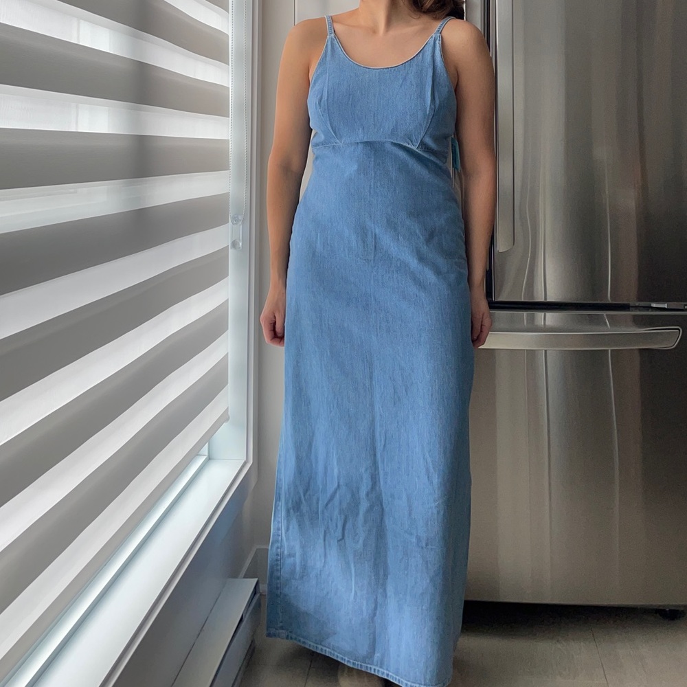 Vintage Long denim dress